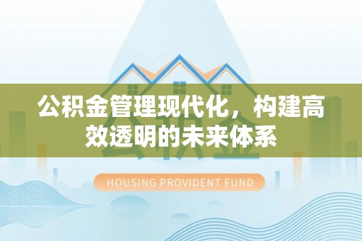 岳阳楼公积金管理现代化，构建高效透明的未来体系