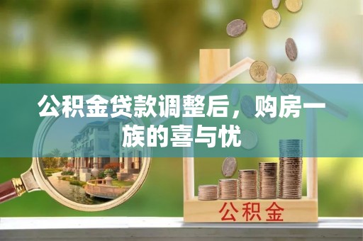 岳阳楼公积金贷款调整后，购房一族的喜与忧