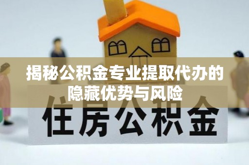 岳阳楼揭秘公积金专业提取代办的隐藏优势与风险