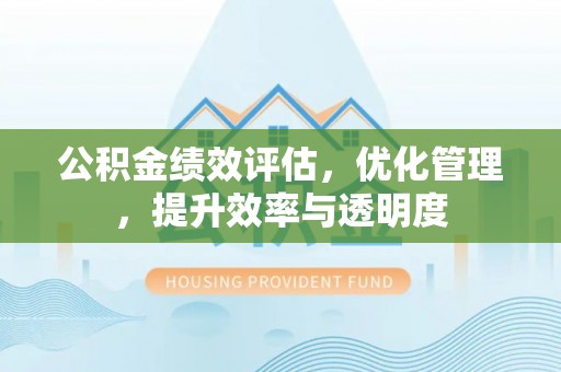 岳阳楼公积金绩效评估，优化管理，提升效率与透明度