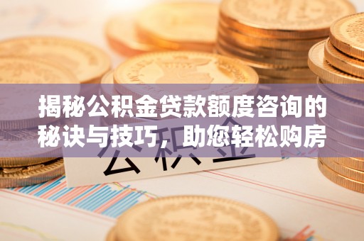 岳阳楼揭秘公积金贷款额度咨询的秘诀与技巧，助您轻松购房！
