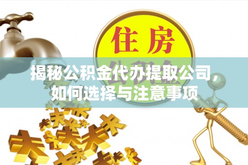 岳阳楼揭秘公积金代办提取公司，如何选择与注意事项