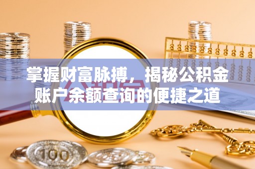 岳阳楼掌握财富脉搏，揭秘公积金账户余额查询的便捷之道