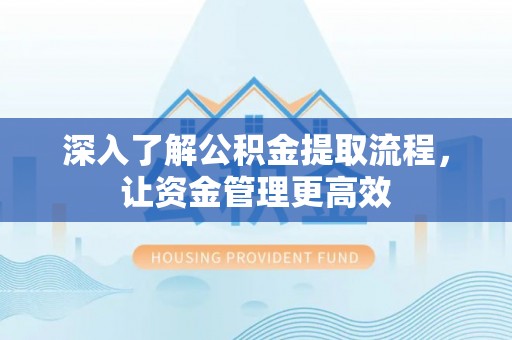 岳阳楼深入了解公积金提取流程，让资金管理更高效